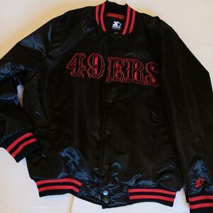 49ers XL rare Starter NFL San Francisco 49ers Black Label capsule Brand New